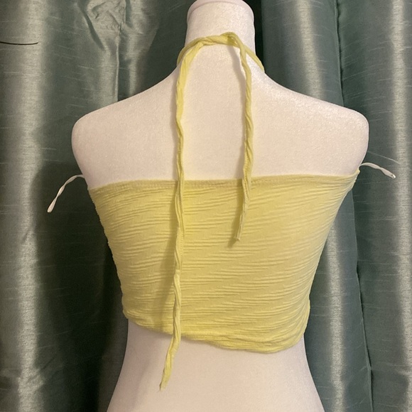 Yellow String Tube Top - Picture 2 of 2